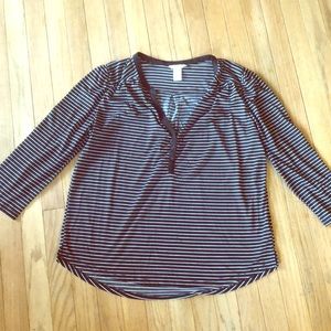 H&M striped blouse